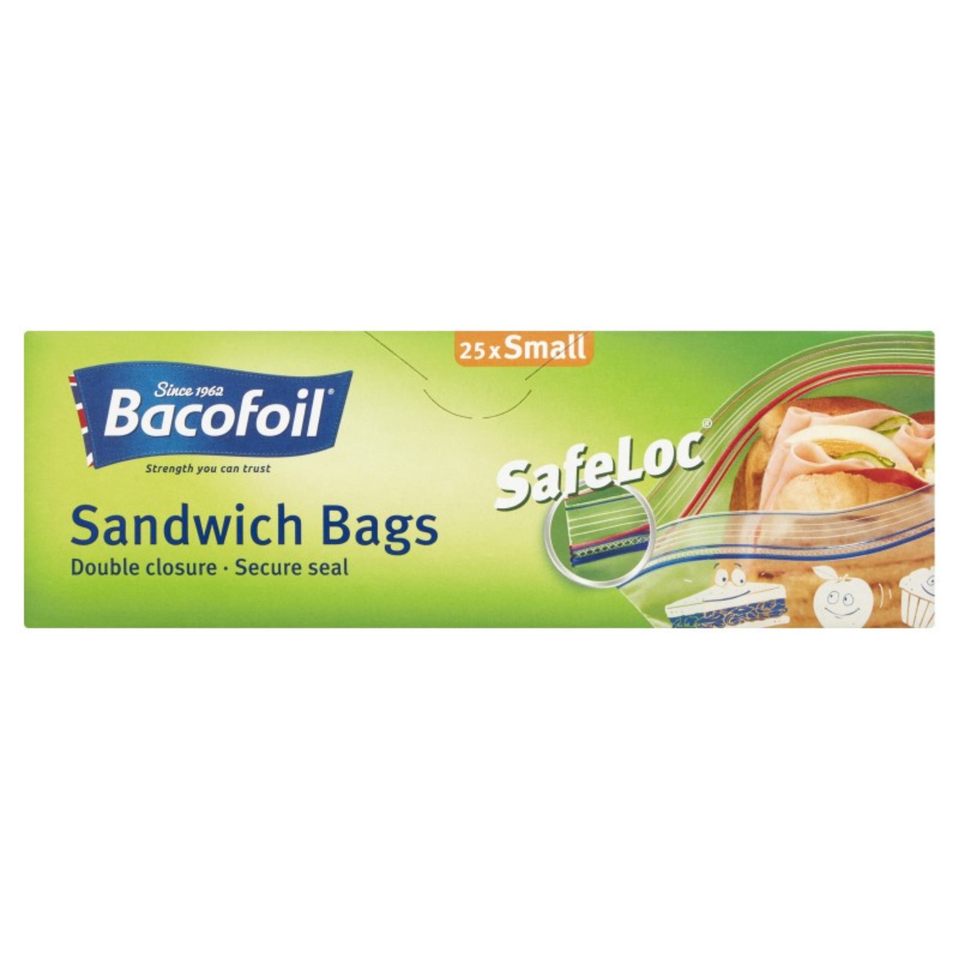 Picture of BACOFOIL SANDWICH BAGS SAFELOC (170x200mm) CO:PL