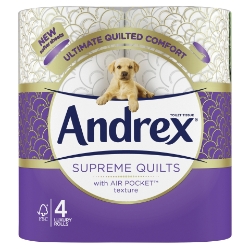 Picture of ANDREX TOILET ROLL - SUPREME QUILTS 3ply 155sht