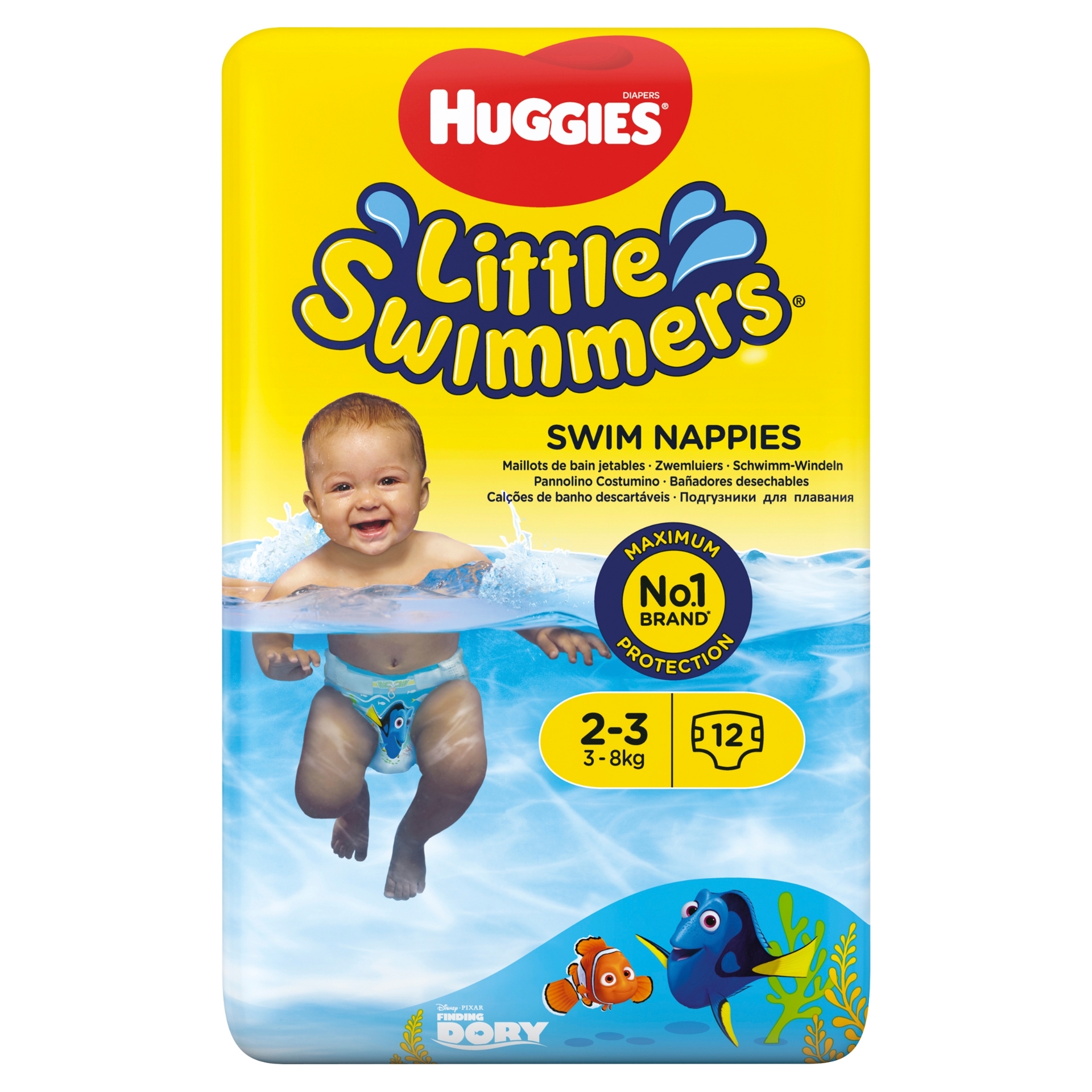 Picture of HUGGIES LITTLE SWIMMERS - SWIM NAPPIES SIZE 2-3_