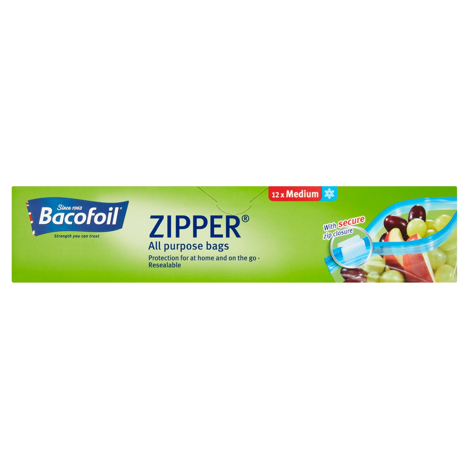 Picture of BACOFOIL FOOD ZIPPER BAGS 3L (270x240mm) CO:PL