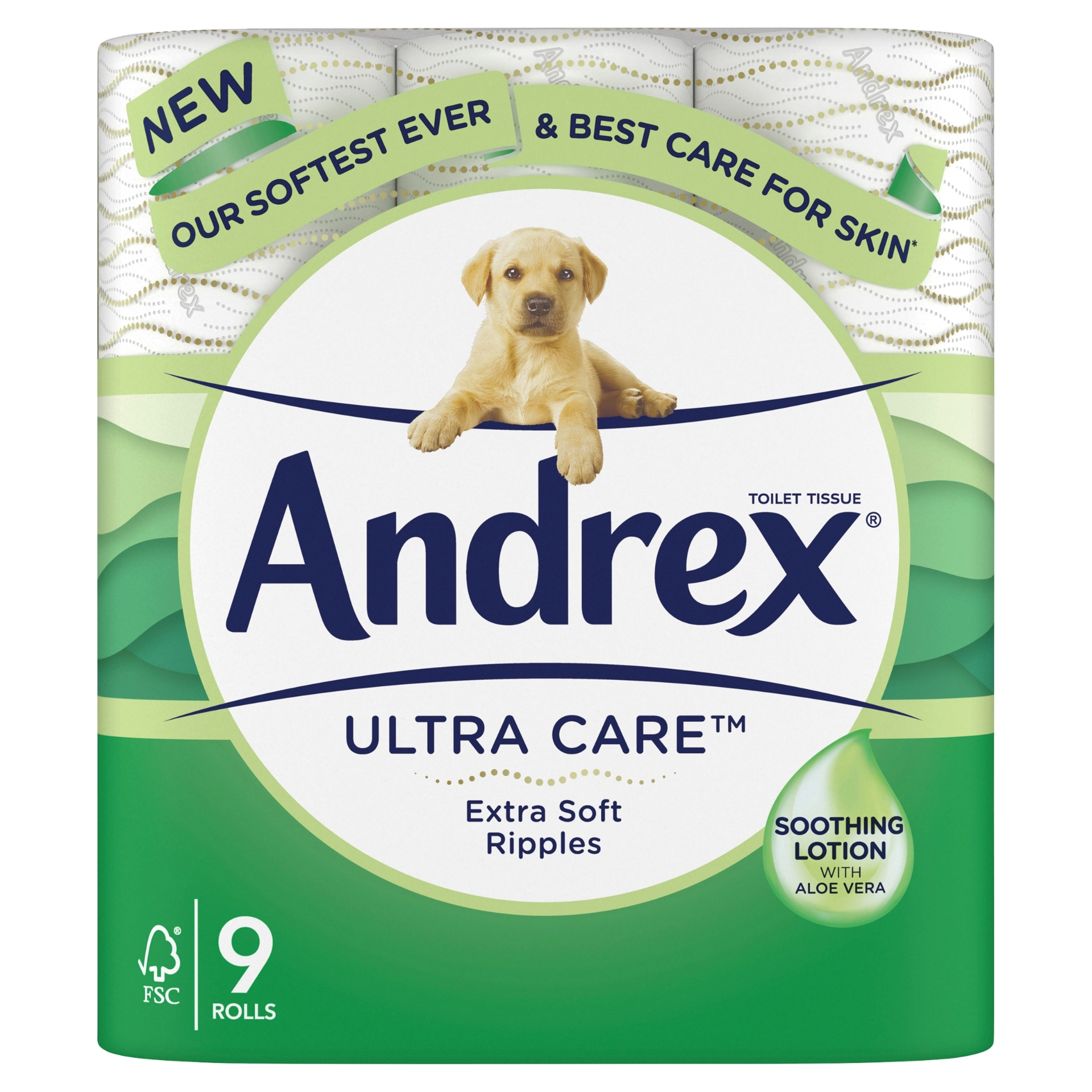 Picture of ANDREX TOILET ROLL - ULTRA CARE (ALOE) 160Sht (c)