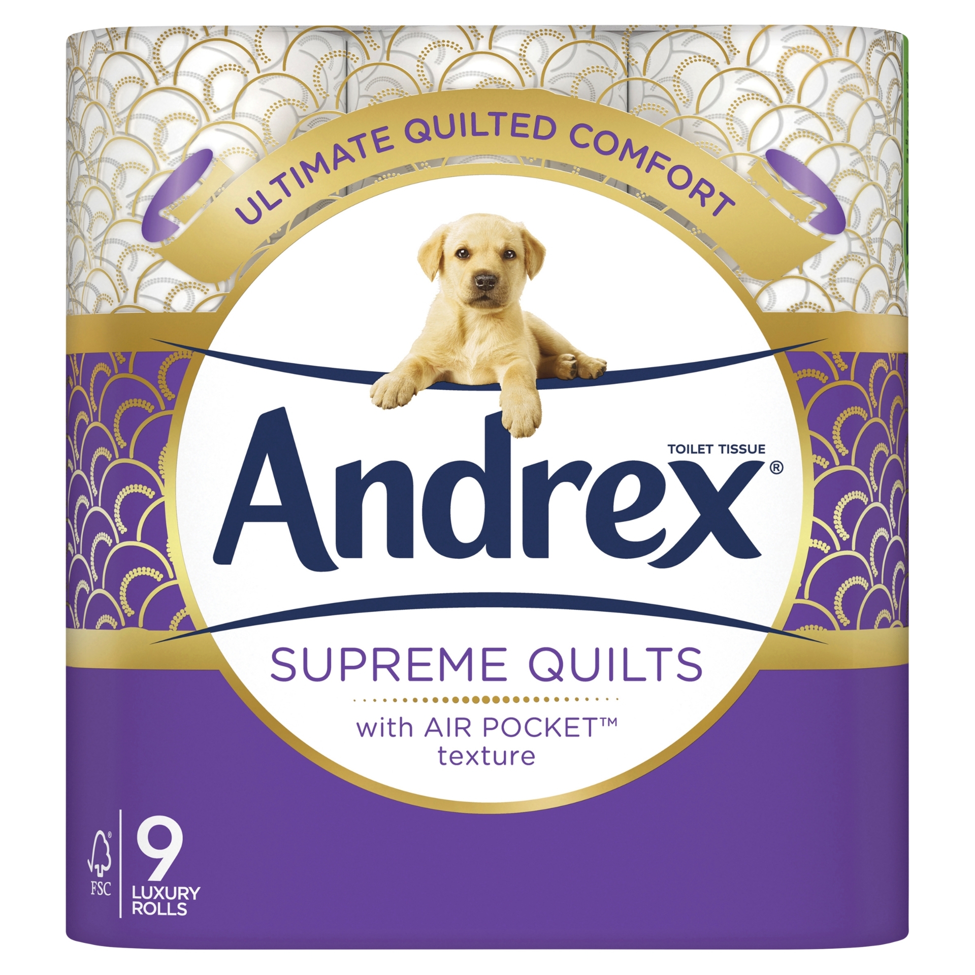 Picture of ANDREX TOILET ROLL - SUPREME QUILTS 3ply 155sht