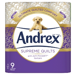 Picture of ANDREX TOILET ROLL - SUPREME QUILTS 3ply 155sht