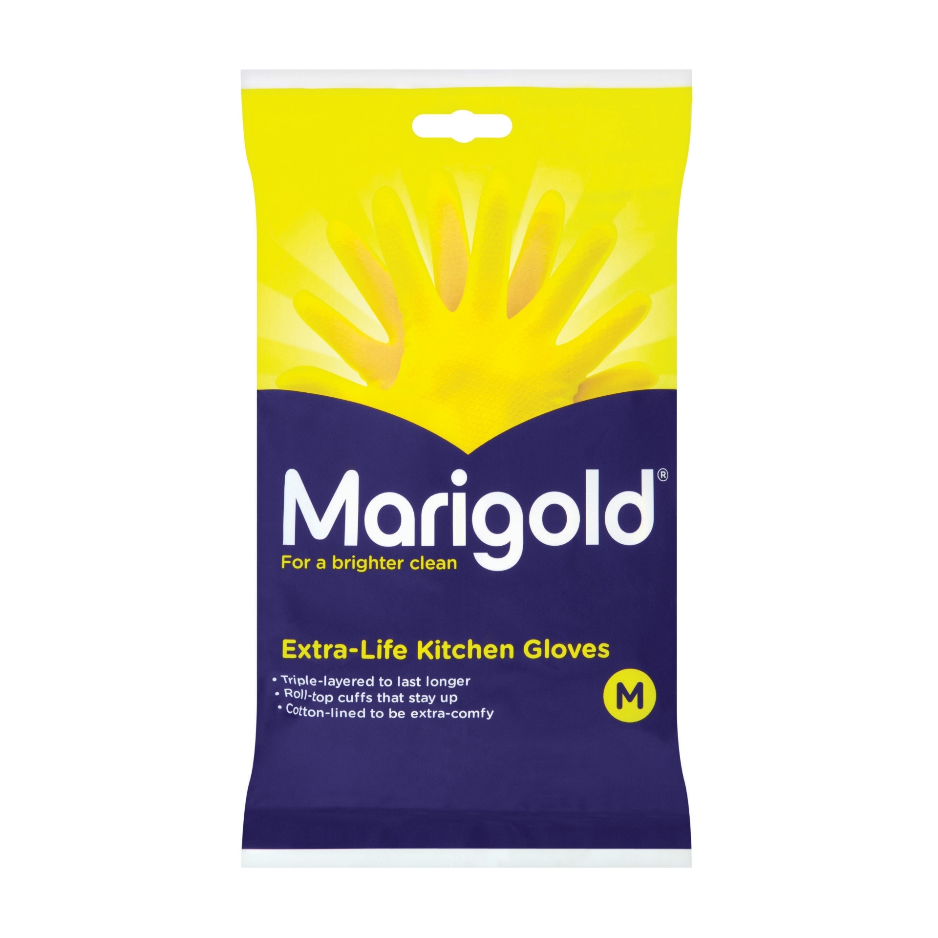 Picture of MARIGOLD RUBBER GLOVES - KITCHEN (M) CO:MY (P)