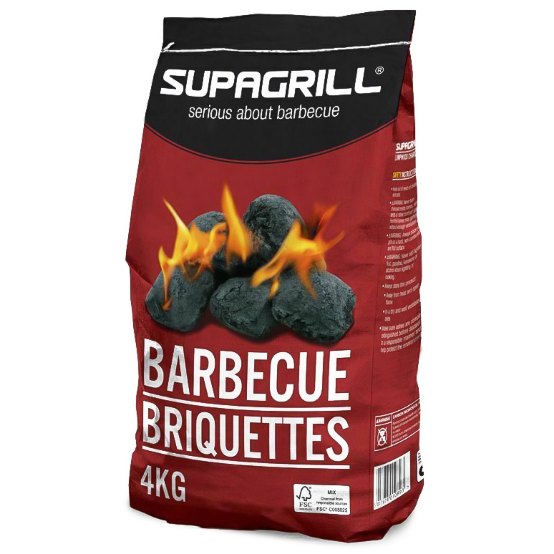 Picture of SUPAGRILL BBQ BRIQUETTE - 4kg^