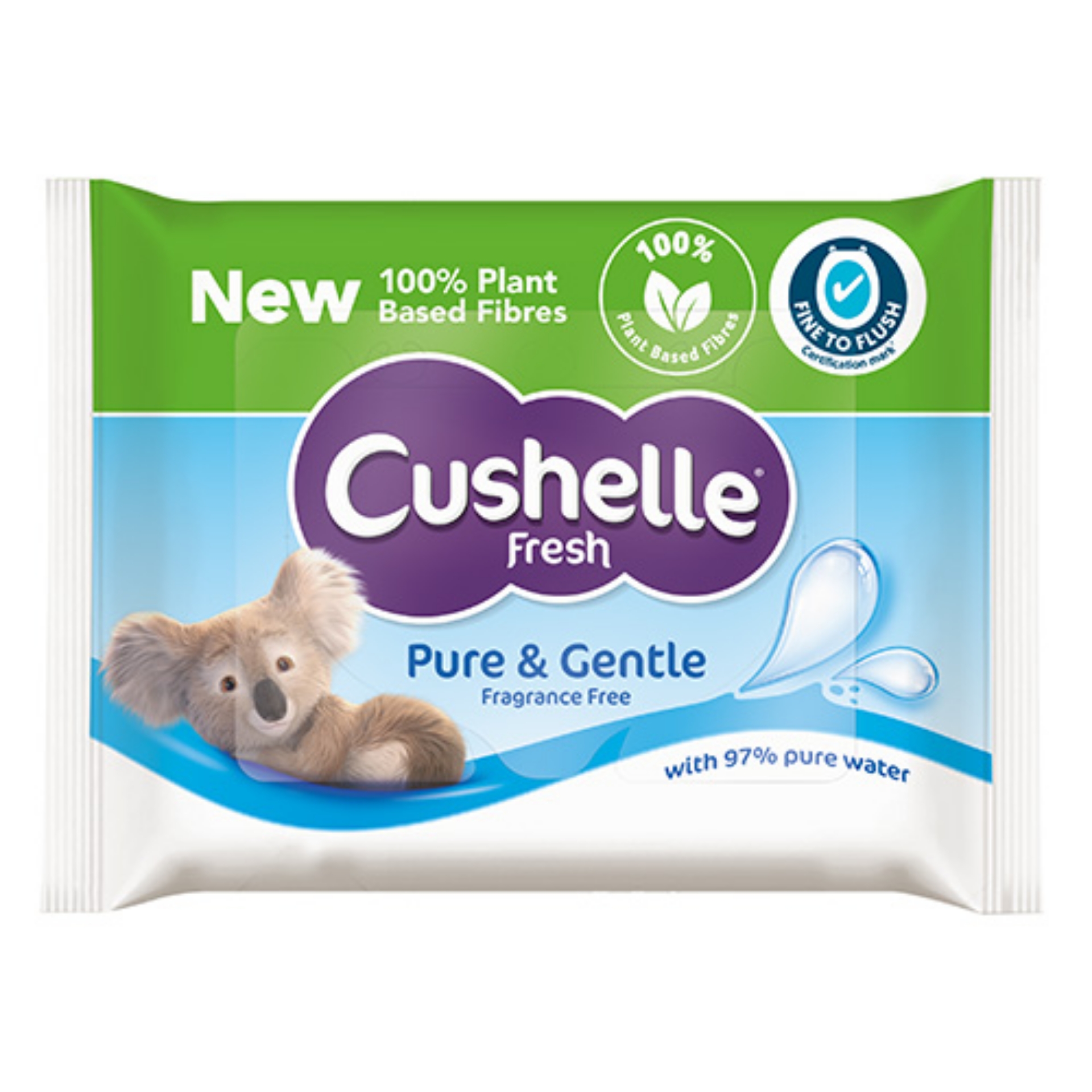 Picture of CUSHELLE MOIST TOILET WIPES - PURE 1PLY (c)