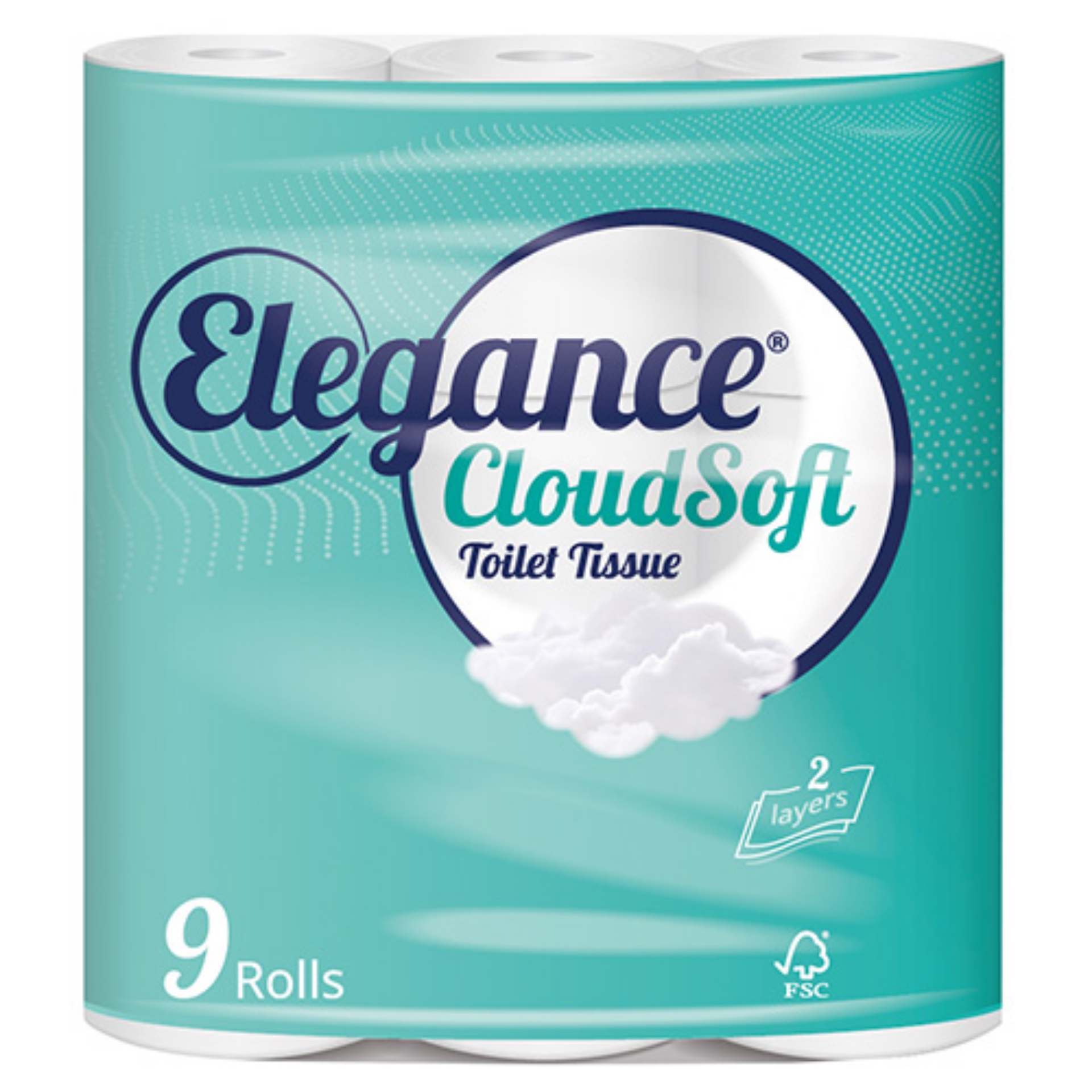 Picture of ELEGANCE CLOUDSOFT TOILET TISSUE 2ply 190sht ^