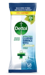 Picture of DETTOL SURFACE CLEANSING WIPES 126's CO:PL (P)