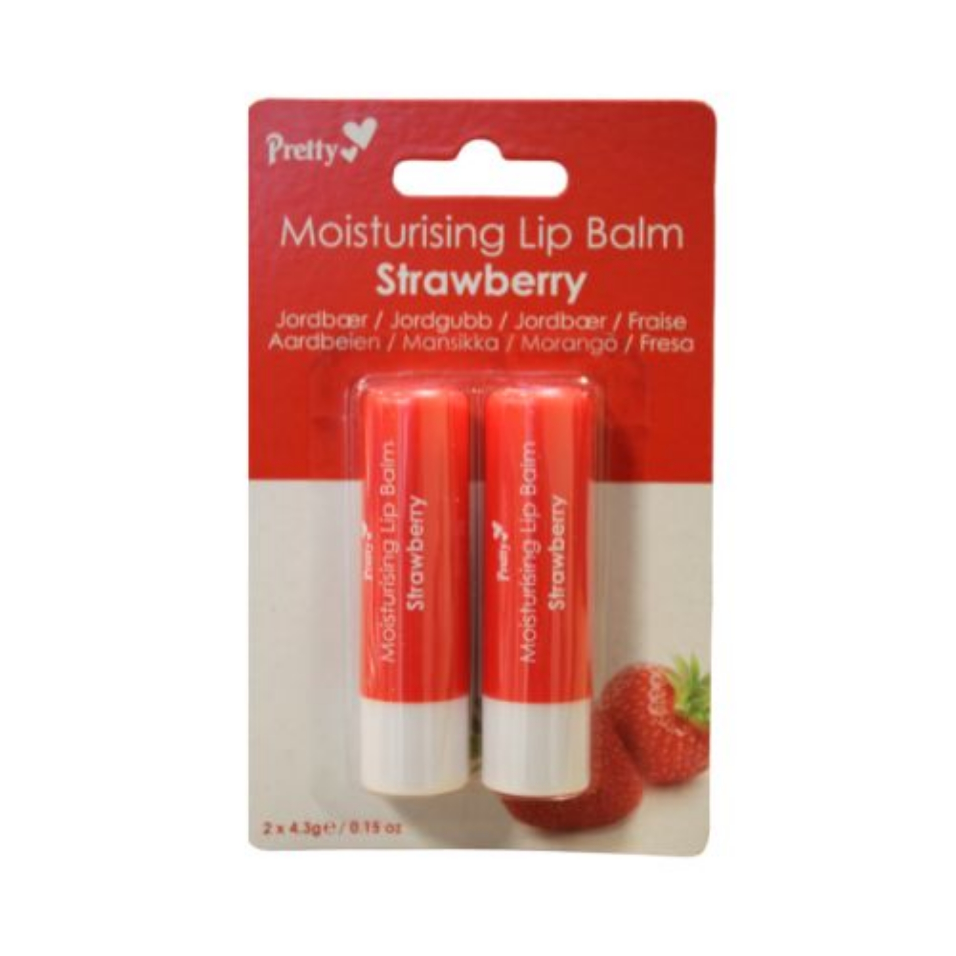 Picture of PRETTY MOISTURISING LIP BALM - STRAWBERRY