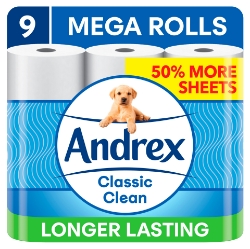 Picture of ANDREX TOILET ROLL - CLASSIC CLEAN MEGA 300sht^