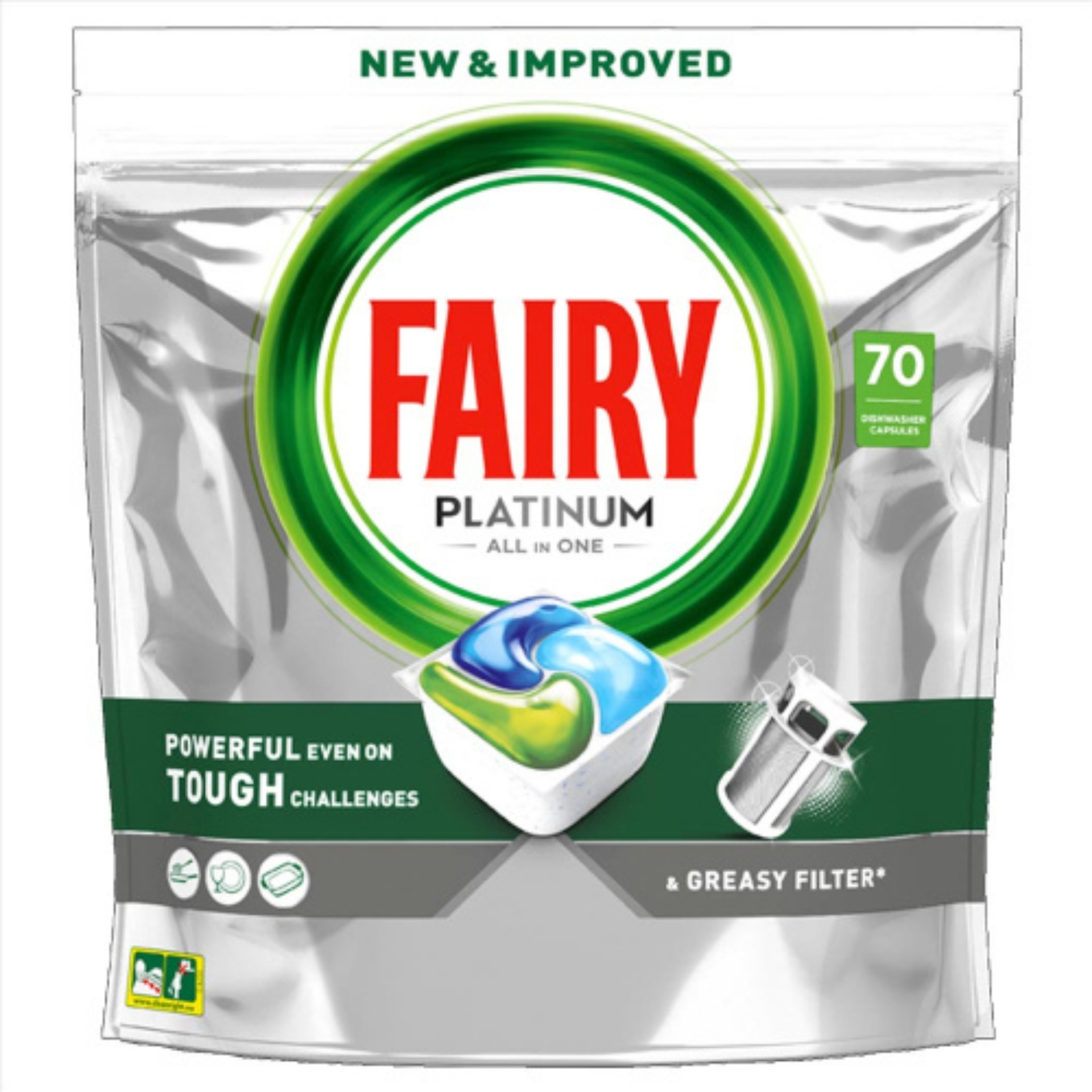 Picture of FAIRY PLATINUM DISHWASH TABS - ORIG (70w) (wsl)