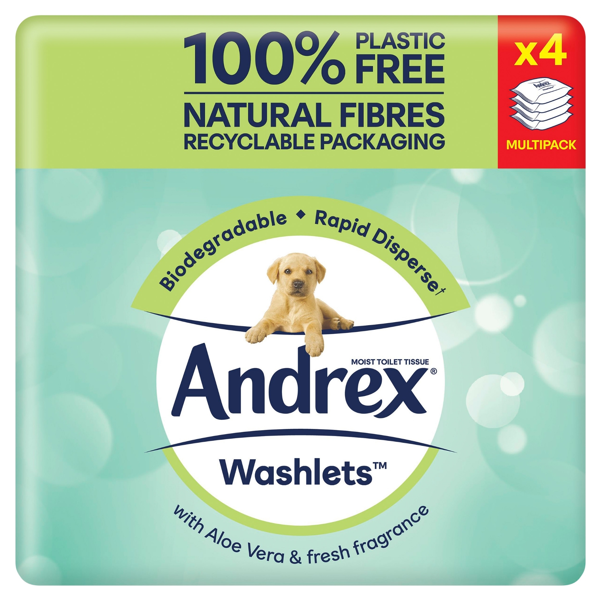 Picture of ANDREX WASHLETS - ALOE VERA & FRESH *MULTIPACK*^