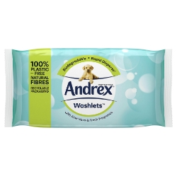 Picture of ANDREX WASHLETS - ALOE VERA & FRESH FRAGRANCE