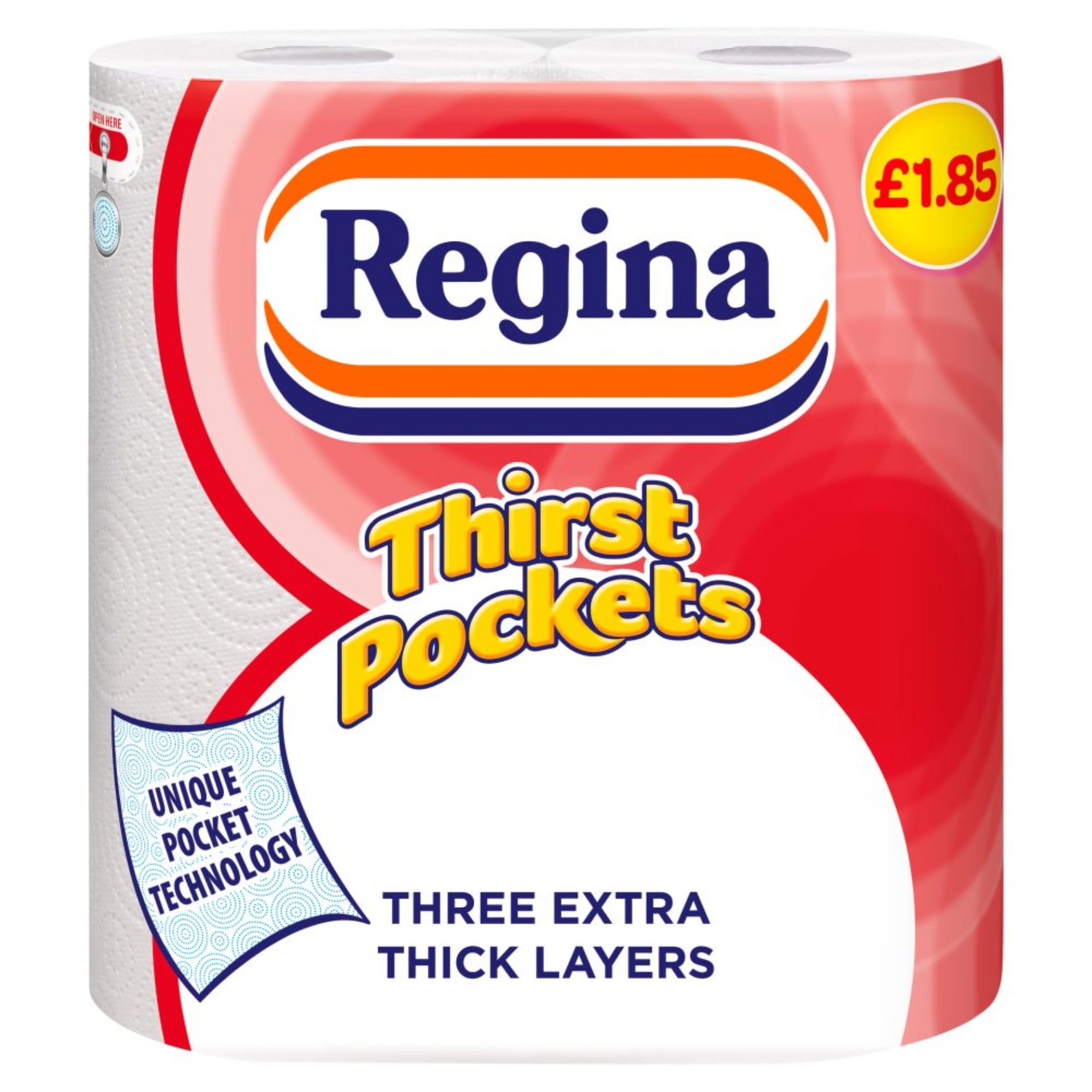 Picture of REGINA THIRST POCKETS 3ply- KITCHEN ROLL pm1.85