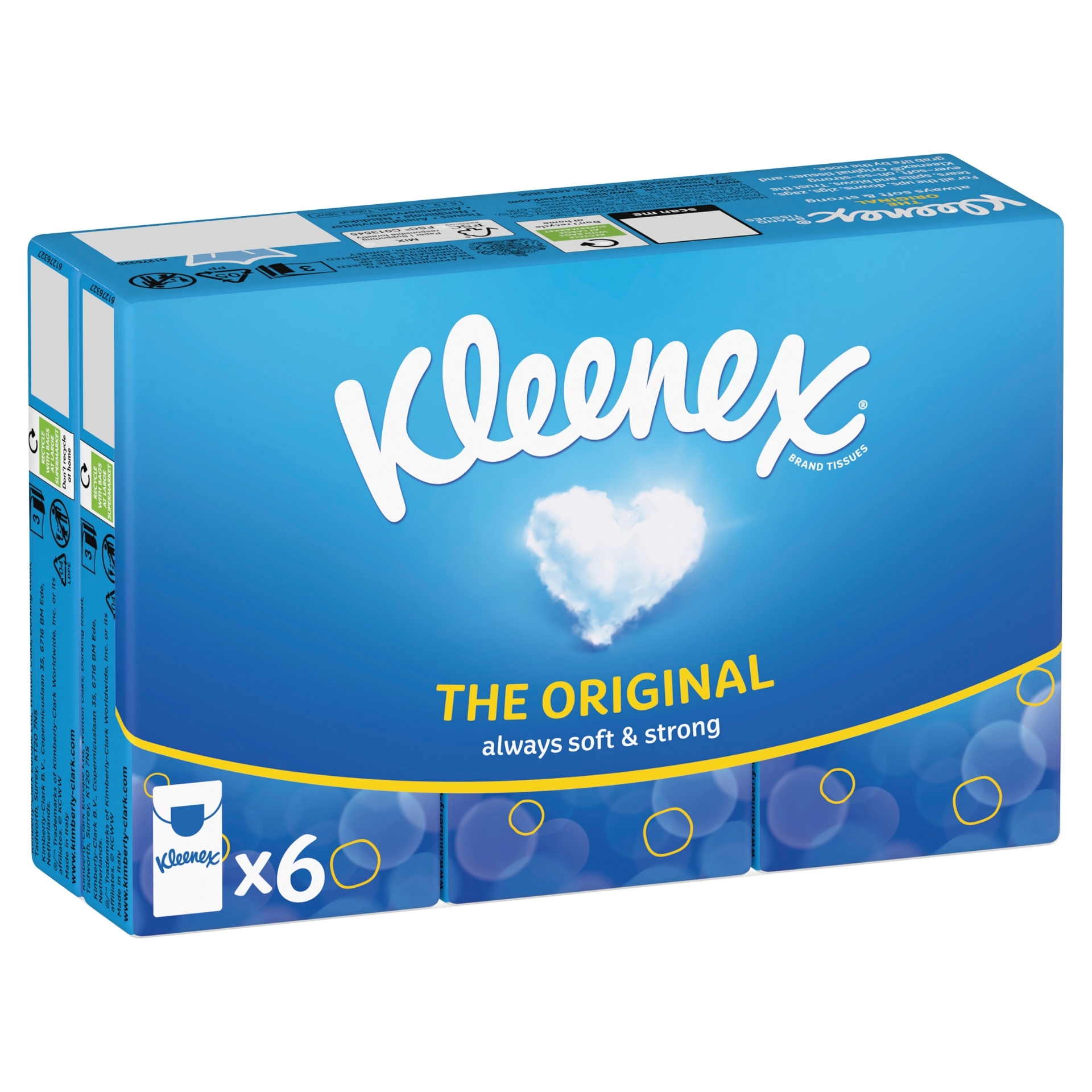 Picture of KLEENEX ORIGINAL POCKET TISSUES 4ply  