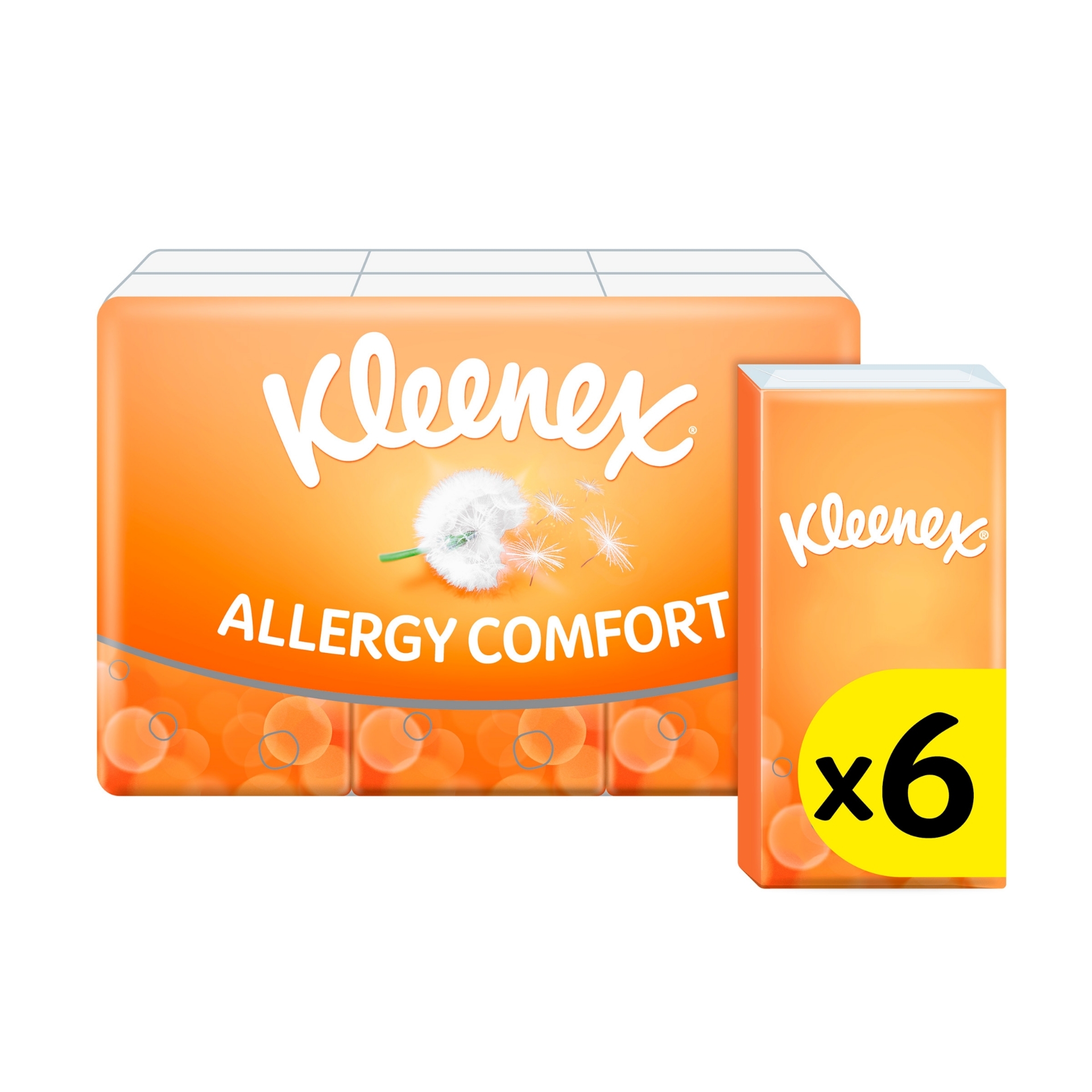 Picture of KLEENEX ALLERGY COMFORT POCKET TISSUES 9sc (wsl) 