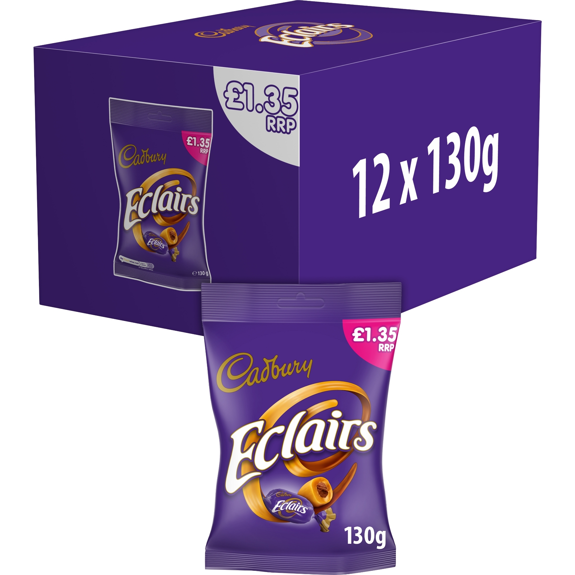 Picture of CADBURY - CHOCOLATE ECLAIRS pm1.35 sweets CO:PL