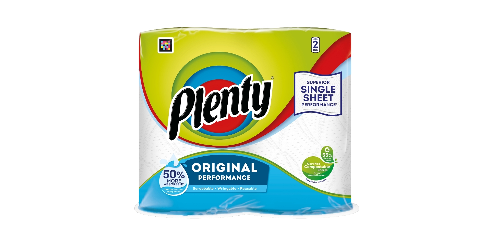 Picture of PLENTY ORIGINAL KITCHEN TOWEL( 2x100Sht)