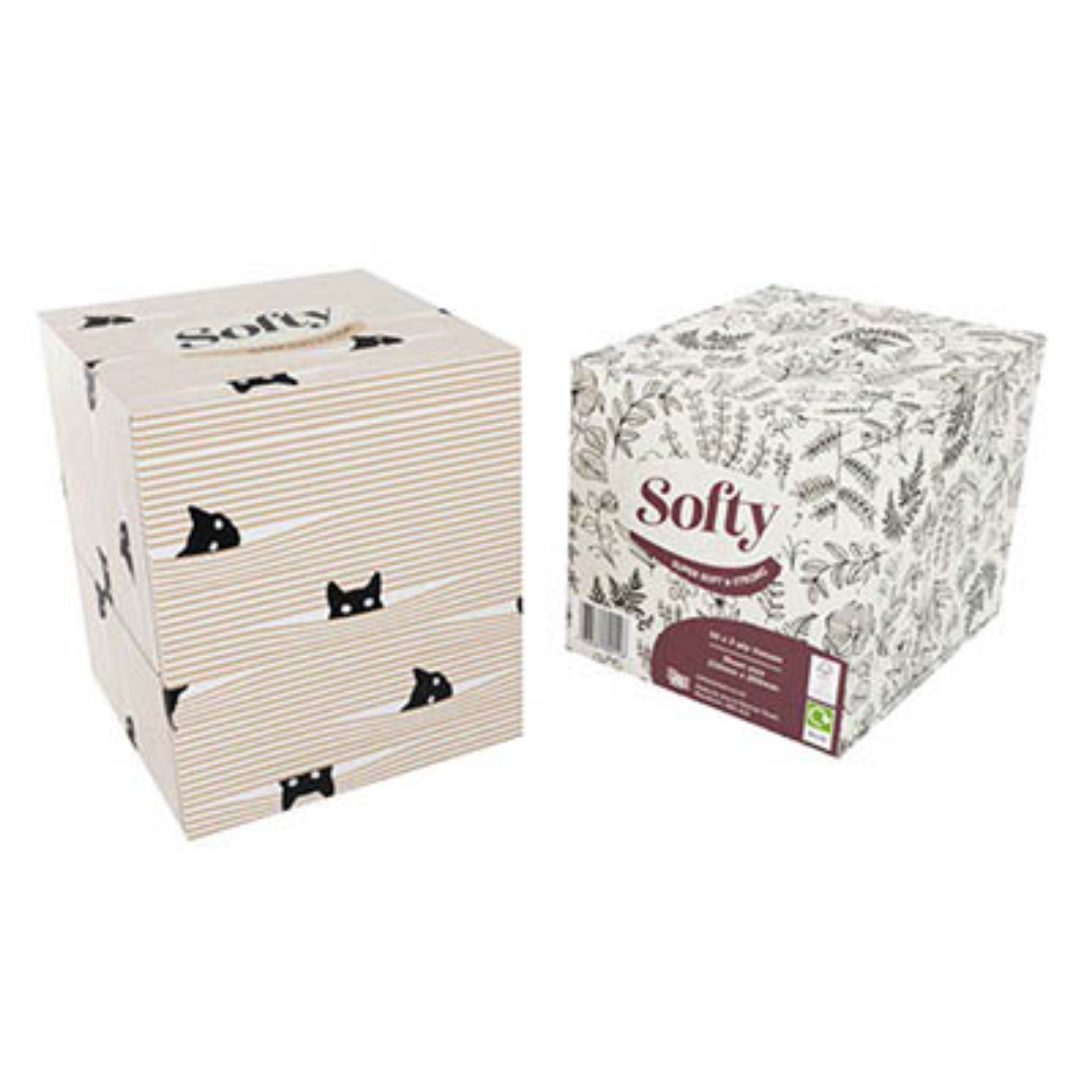 Picture of SOFTY - COSMETIC CUBE TISSUES 3ply (FT5001))(c)