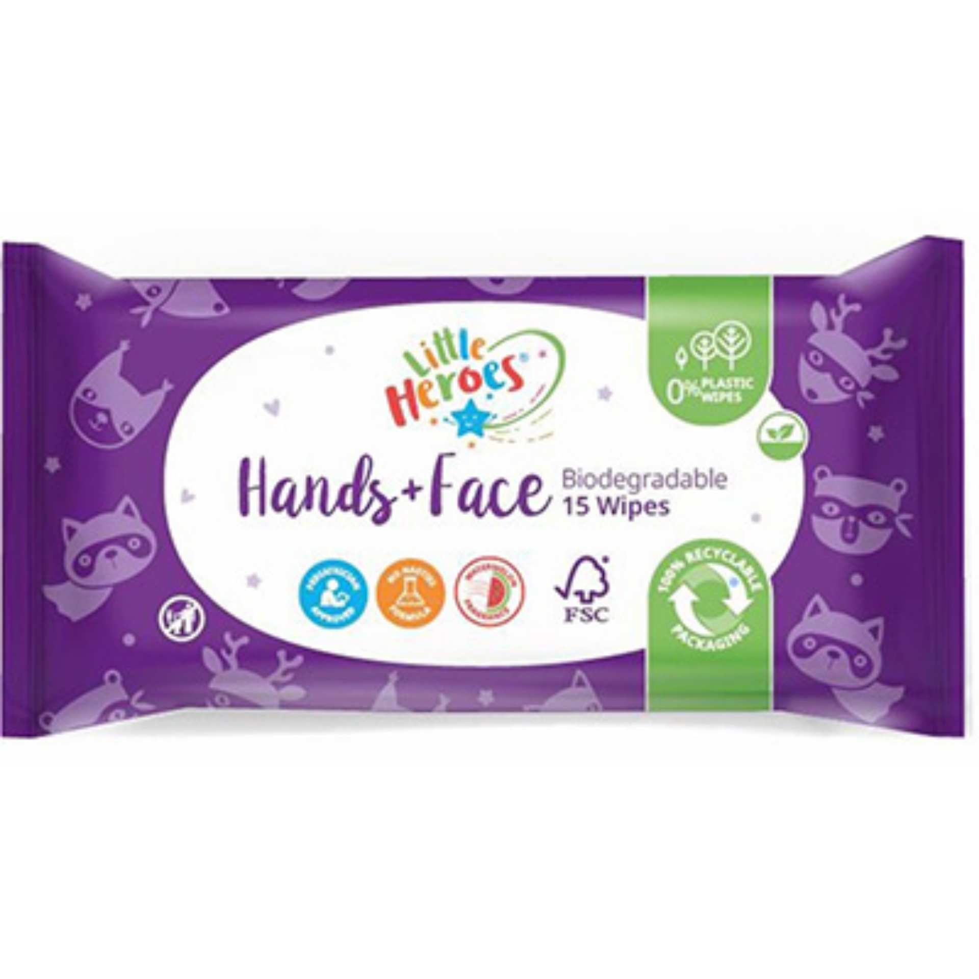 Picture of LITTLE HEROES - HANDS FACE BIODGDBL WIPES(FP0089) 