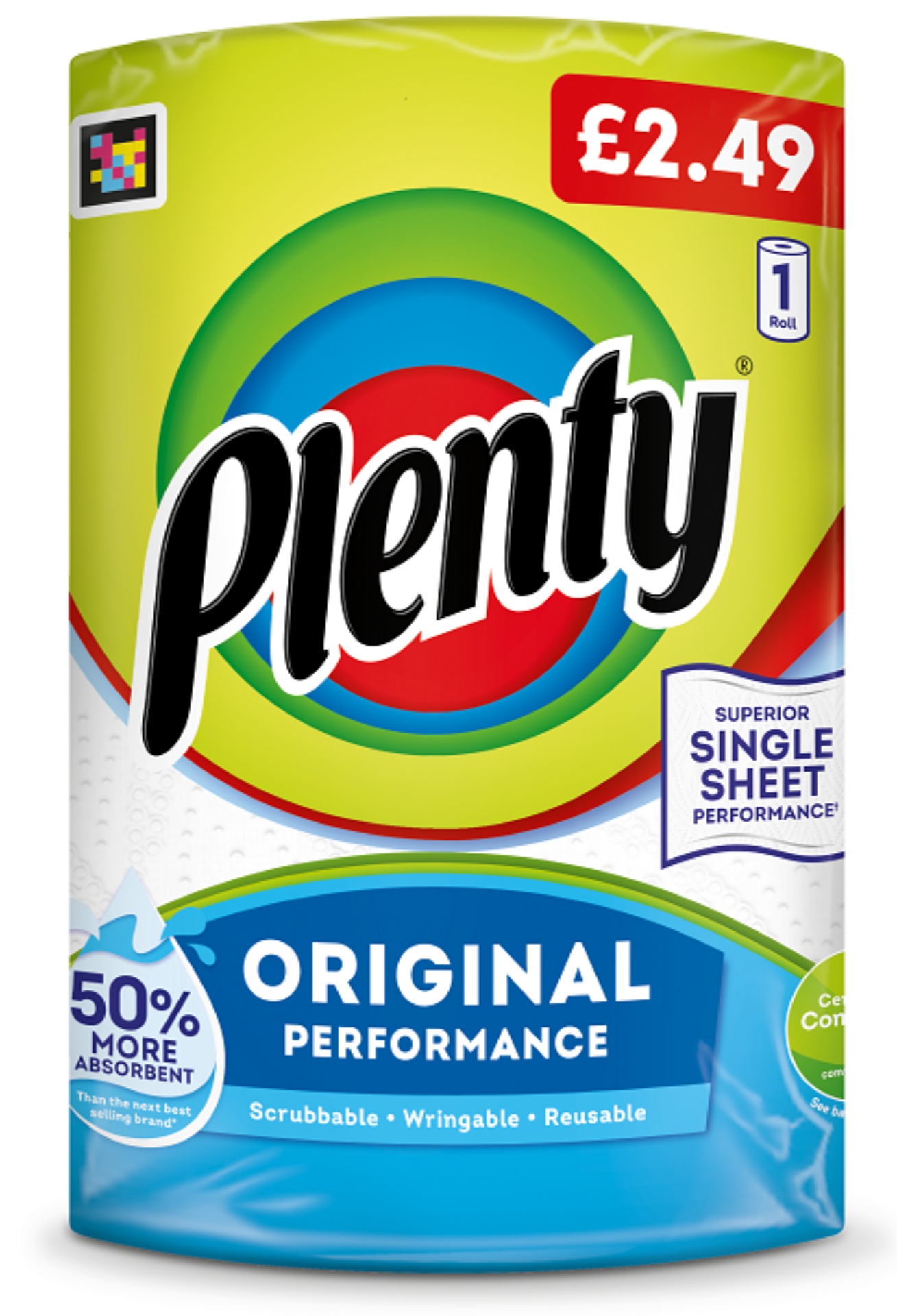 Picture of PLENTY ORIGINAL KITCHEN TOWEL (100sht) pm2.49