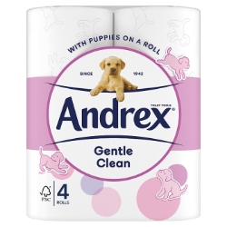 Picture of ANDREX TOILET ROLL - GENTLE CLEAN (POAR) 170Sht