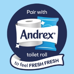 Picture of ANDREX TOILET ROLL -CLASSIC CLEAN WHITE (P) 190Sht