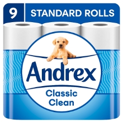 Picture of ANDREX TOILET ROLL -CLASSIC CLEAN WHITE (P) 190Sht