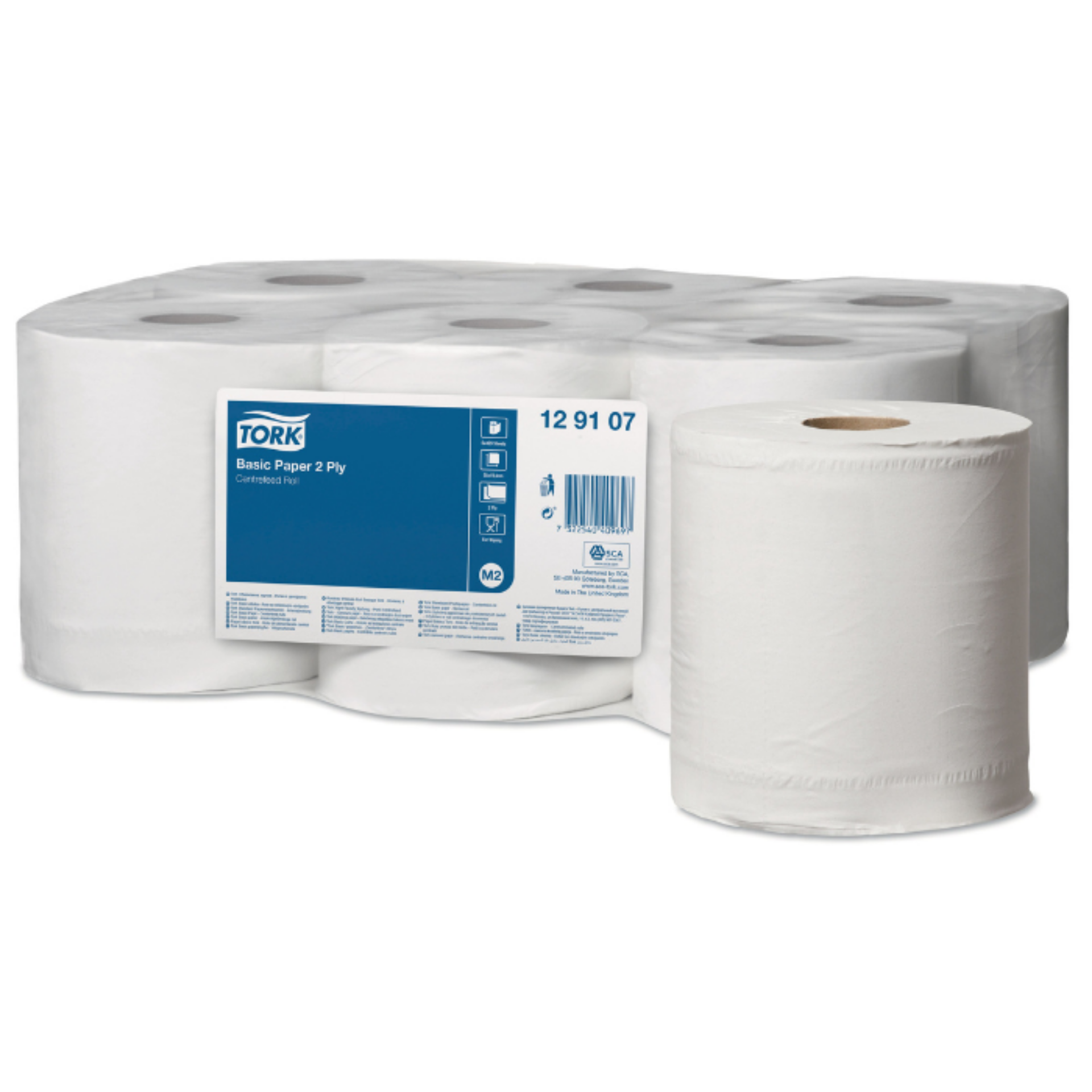 Picture of TORK - CENTREFEED PAPER WHITE 2PLY (P) 129107