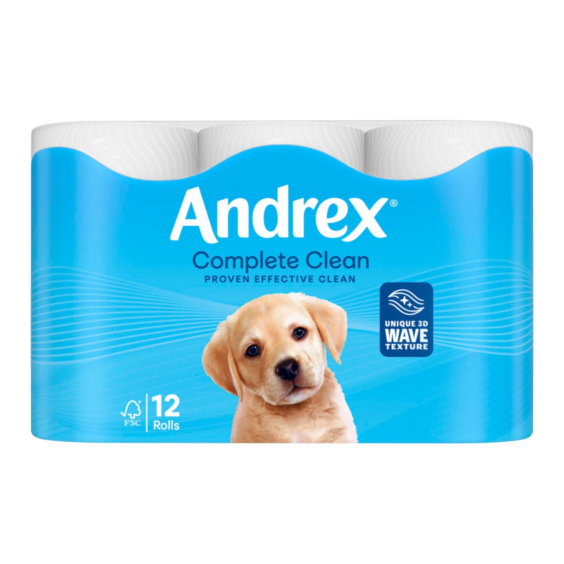 Picture of ANDREX TOILET ROLL - COMPLETE CLEAN (WHITE) 190Sht