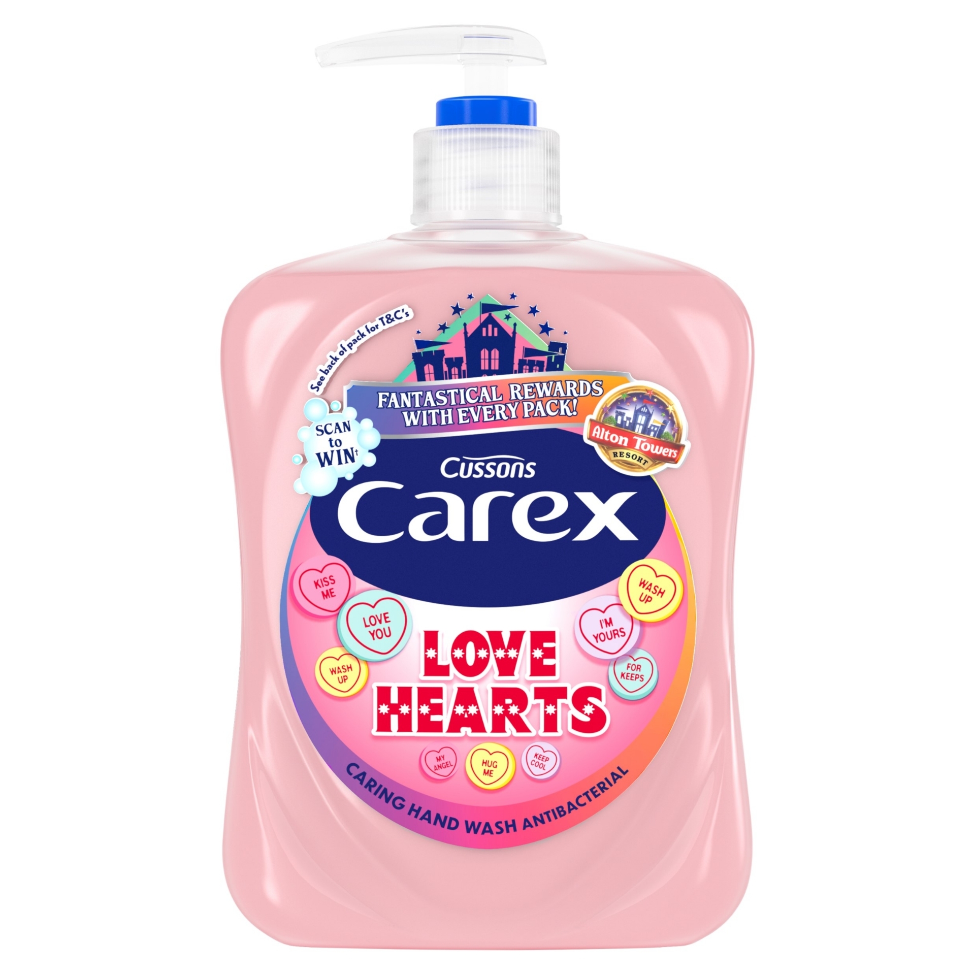 Picture of CAREX HANDWASH - LOVE HEARTS (c)