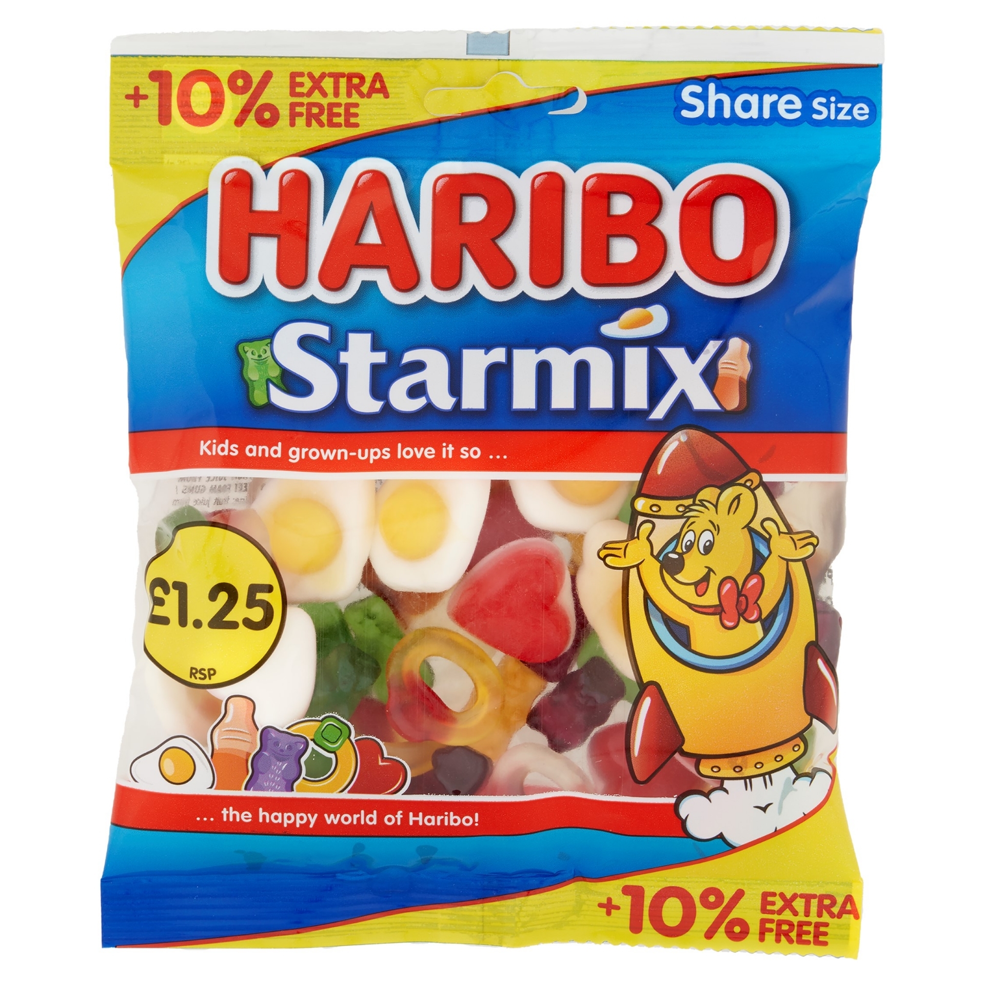 Picture of HARIBO STARMIX pm1.25 10% Ex Free