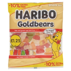 Picture of HARIBO GOLD BEARS pm1.25 10% Ex Free