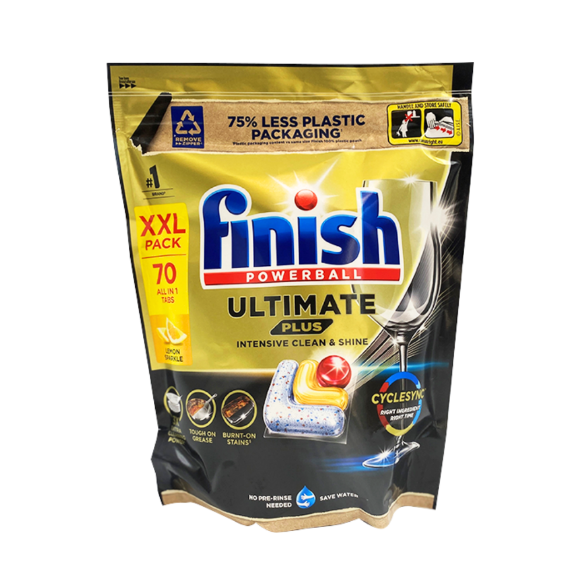 Picture of FINISH DISHWASHER TABS - ULTIMATE PLUS LEMON (wsl)