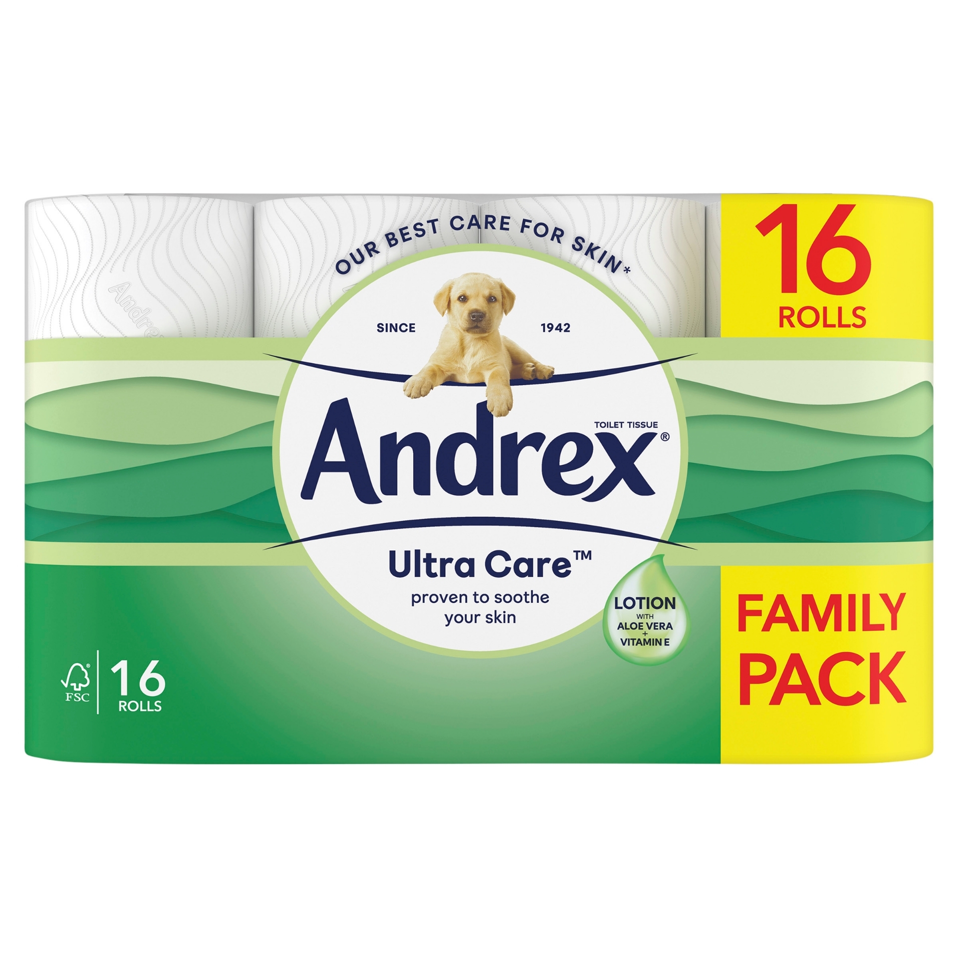 Picture of ANDREX TOILET ROLL - ULTRA CARE (ALOE) 160sht (c)