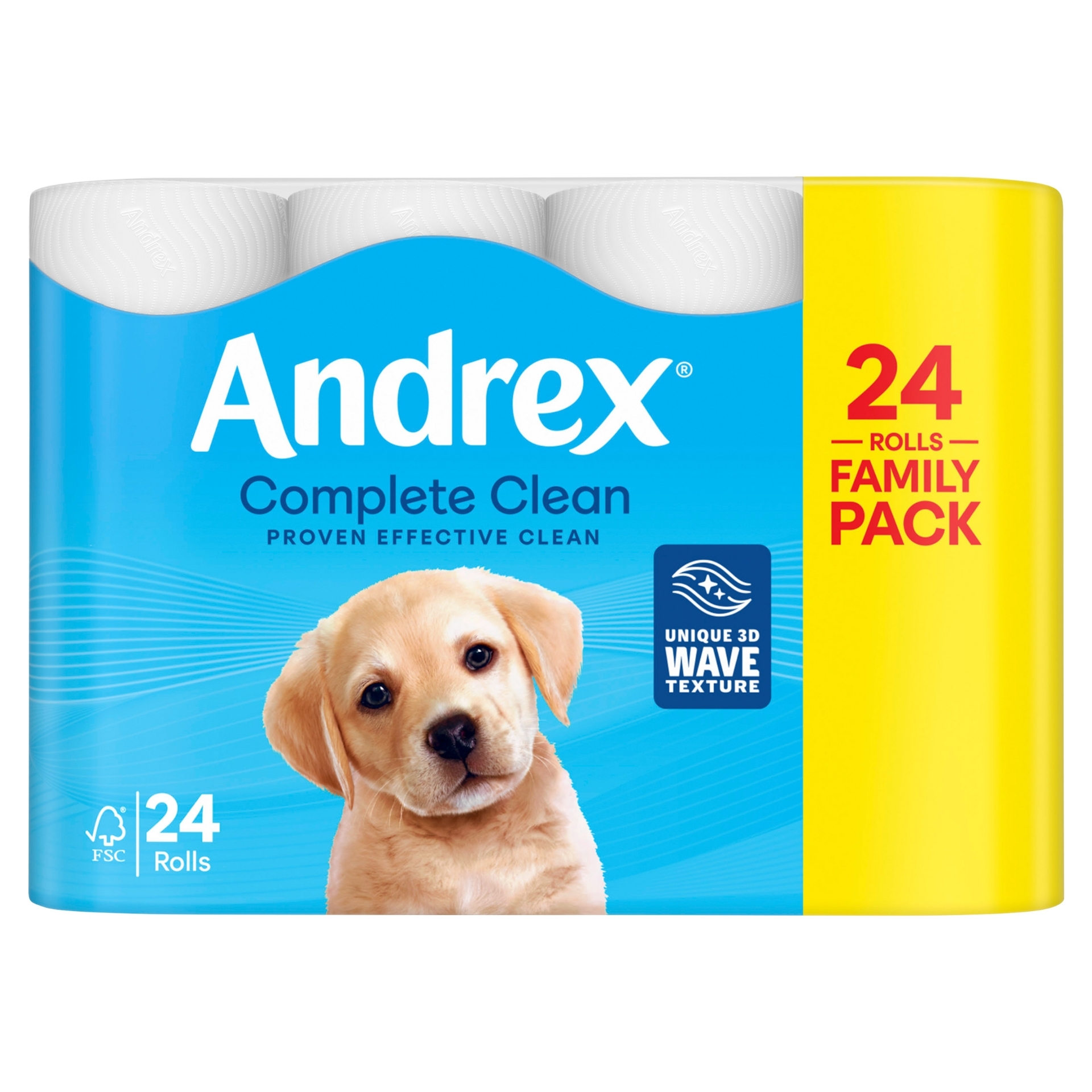 Picture of ANDREX TOILET ROLL COMPLETE CLEAN 2Ply 190Sht FSC®