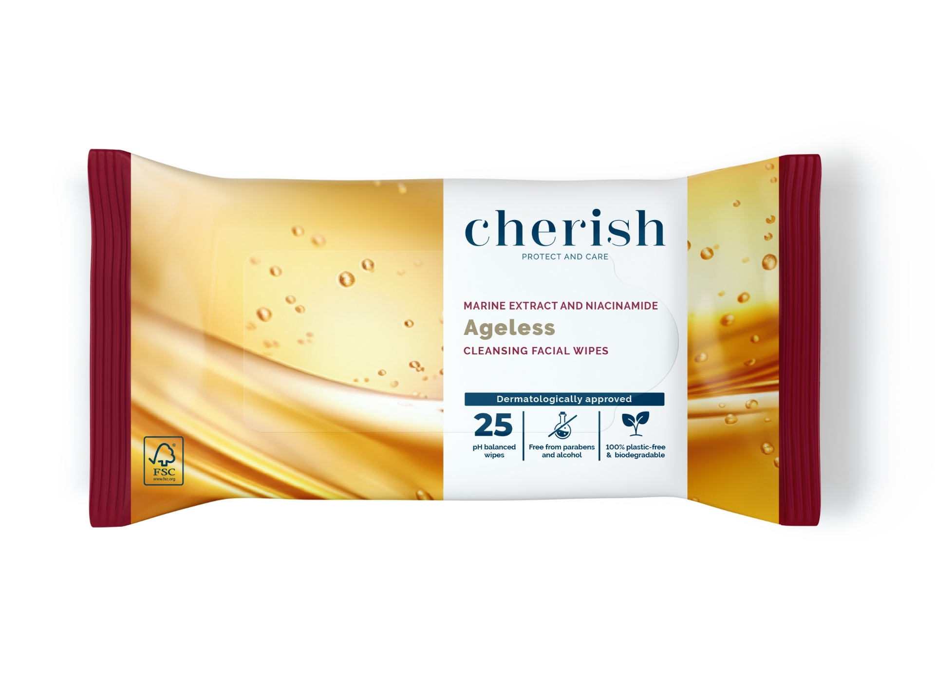 Picture of CHERISH - AGELESS FACIAL CLEANSING WIPES (CHAGE)