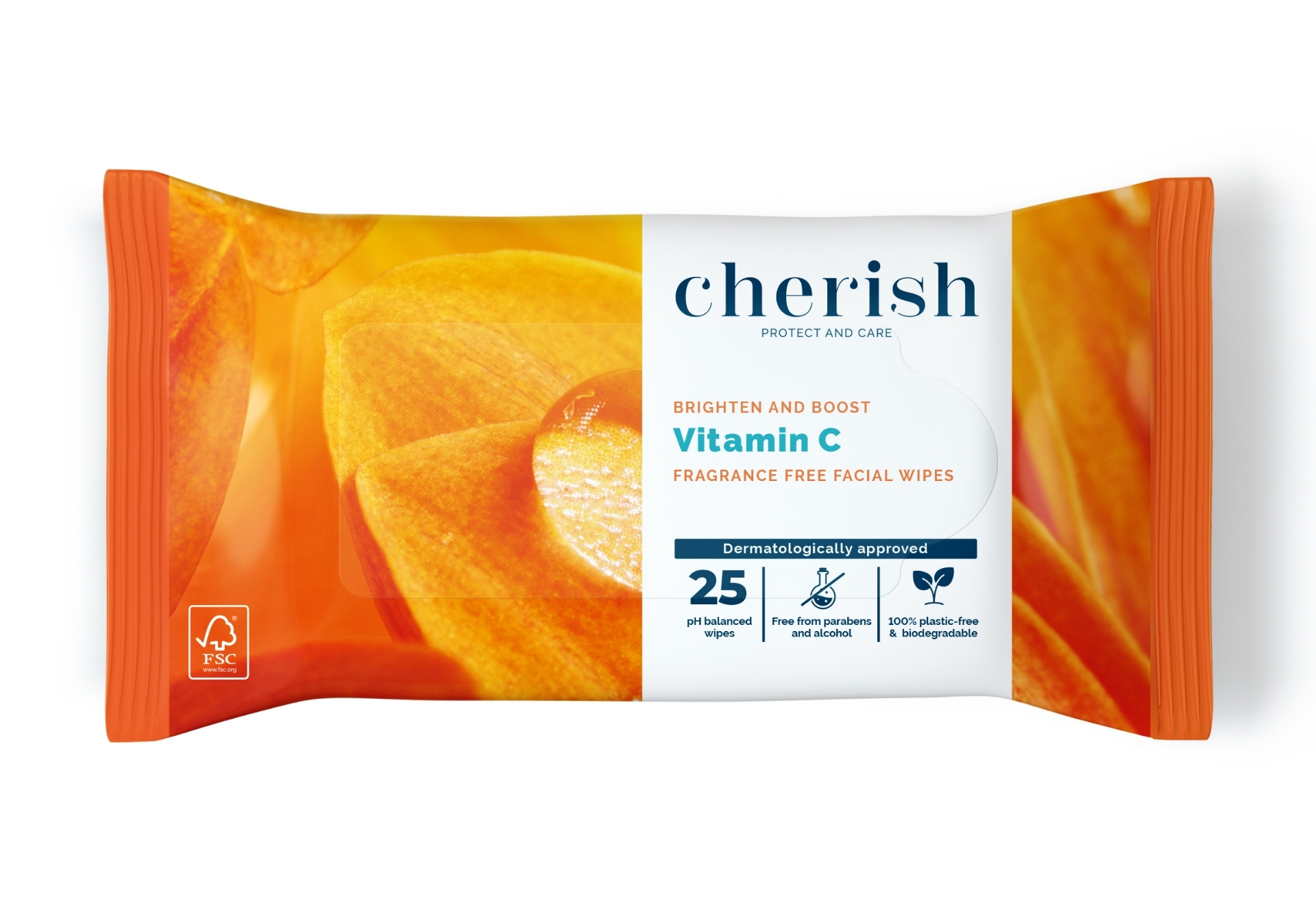 Picture of CHERISH-VITAMIN C FACIAL CLEANSING WIPES(CHVITC)