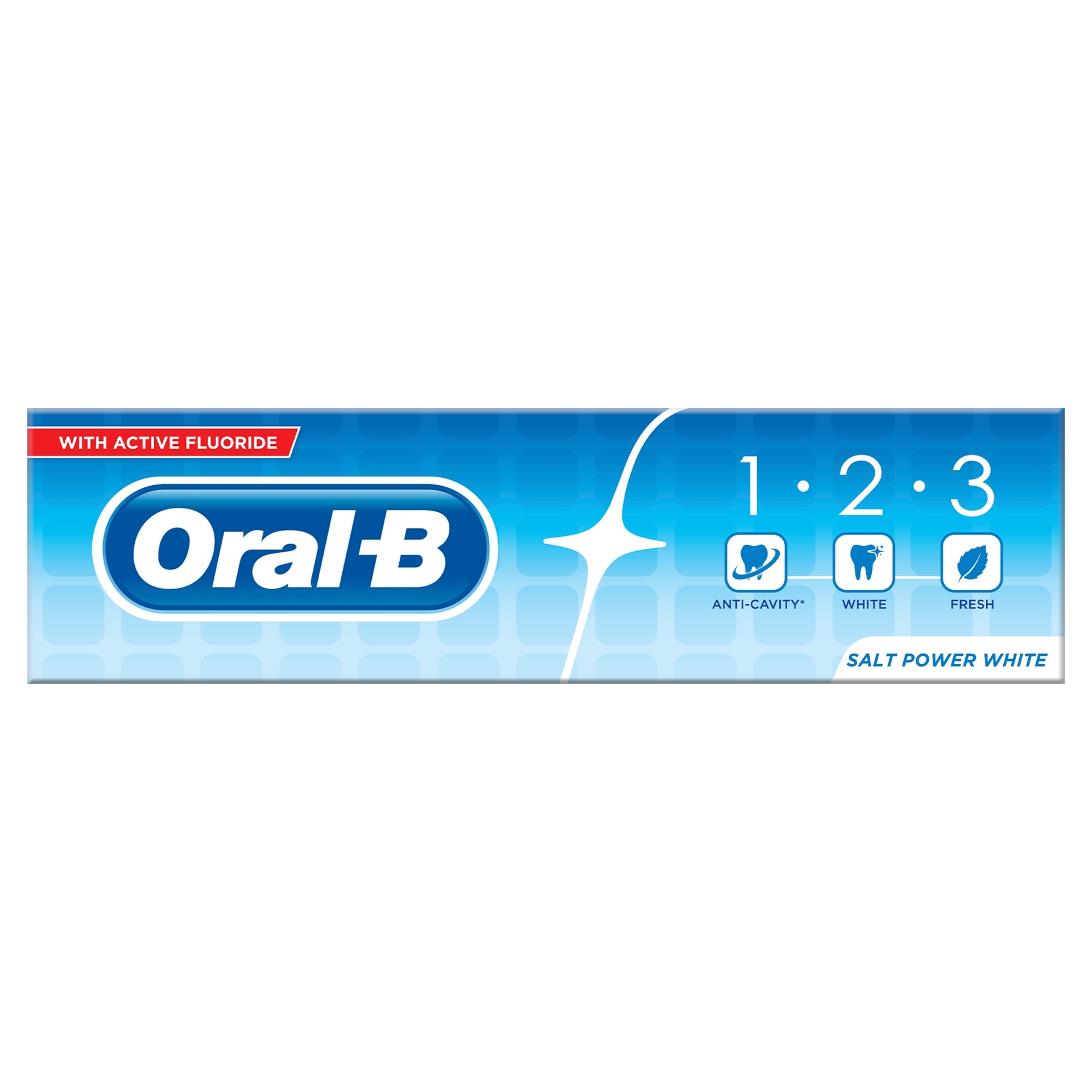 Picture of ORAL-B 123 SALT PWR WHT TOOTHPASTE BB19.12.2024^ 