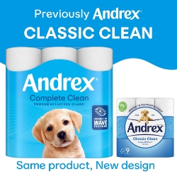 Picture of ANDREX TOILET ROLL COMPLETE CLEAN 190Shts (P)