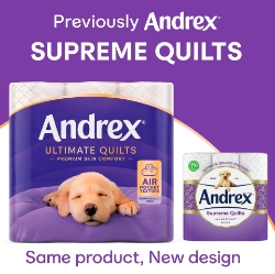 Picture of ANDREX TOILET ROLL ULTIMATE QUILTS pm2.99 155Shts 