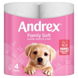 Picture of ANDREX TOILET ROLL - FAMILY SOFT 2Ply 170Shts