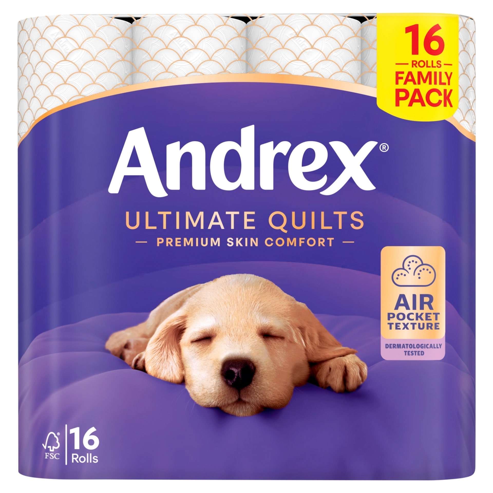 Picture of ANDREX TOILET ROLL ULTIMATE QUILTS 3Ply 155Sht FSC