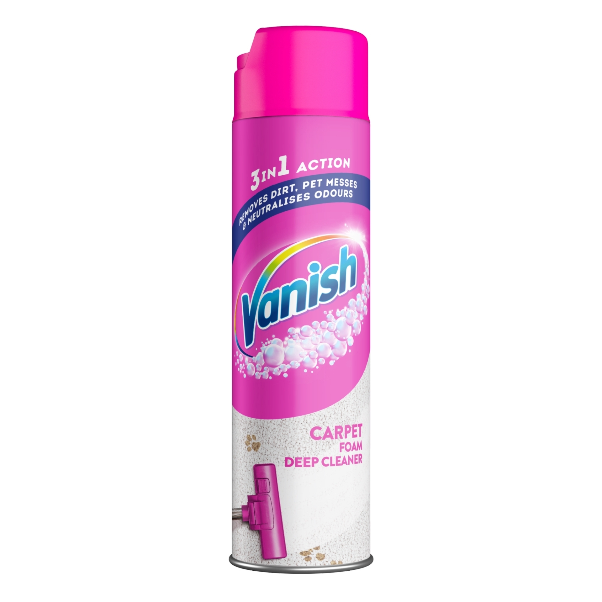 Picture of VANISH 3IN1 ACTION CARPET FOAM DEEP CLEANER 