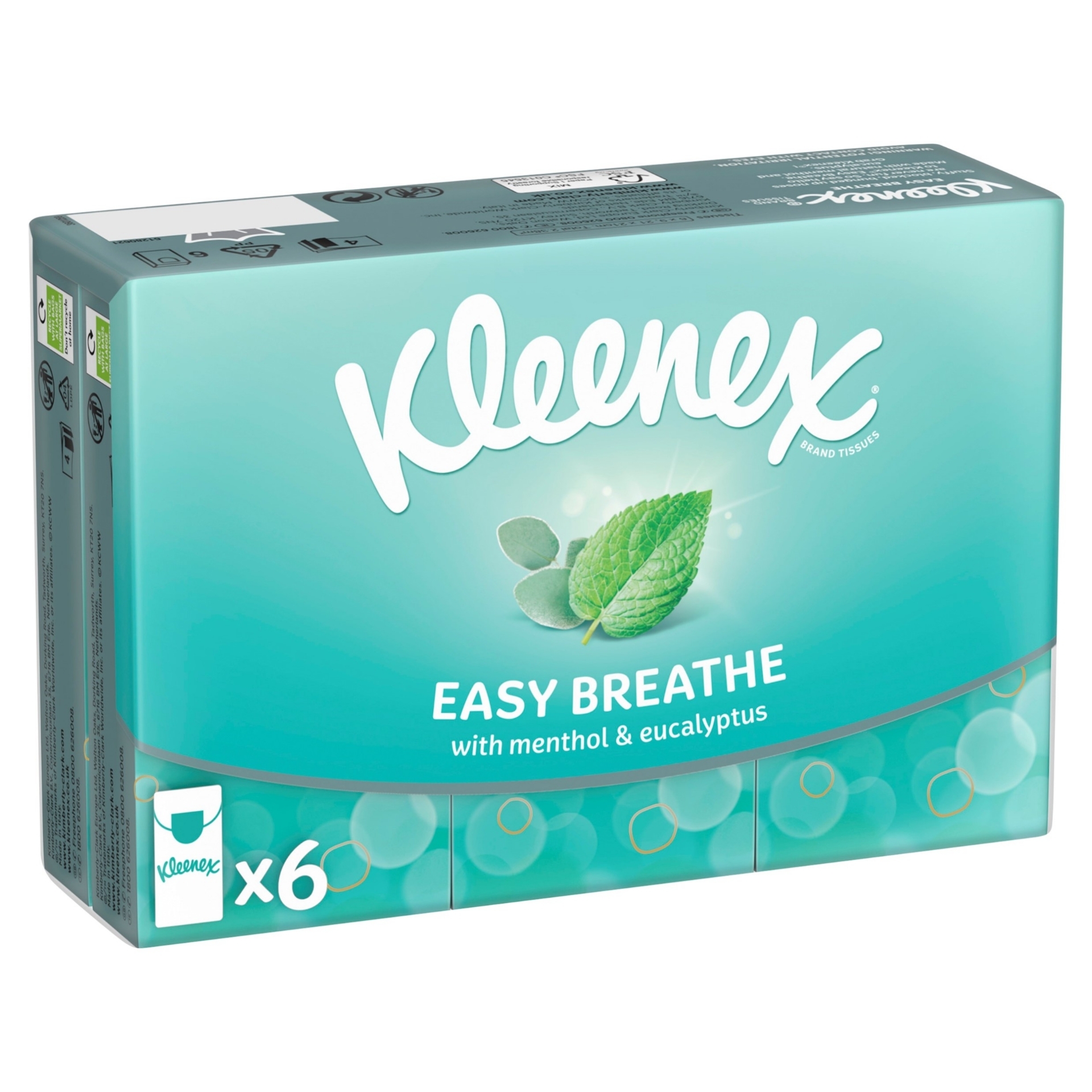 Picture of KLEENEX EASY BREATHE  POCKET TISSUES 9SC