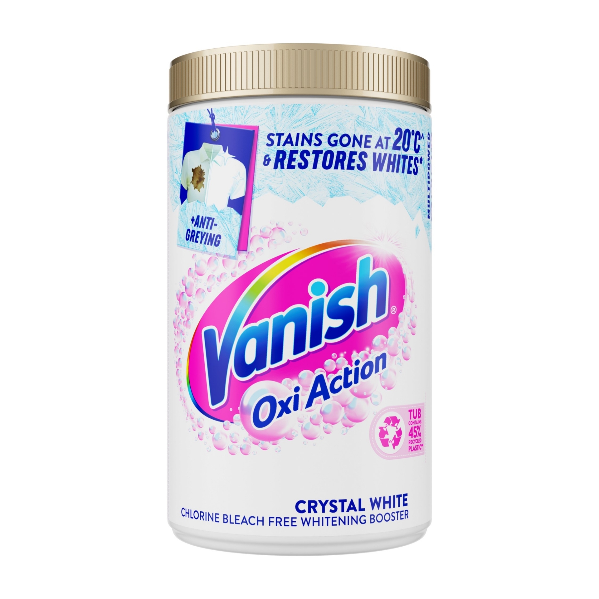 Picture of VANISH GOLD OXI ACTION POWDER CRYSTAL WHITE CO:PL