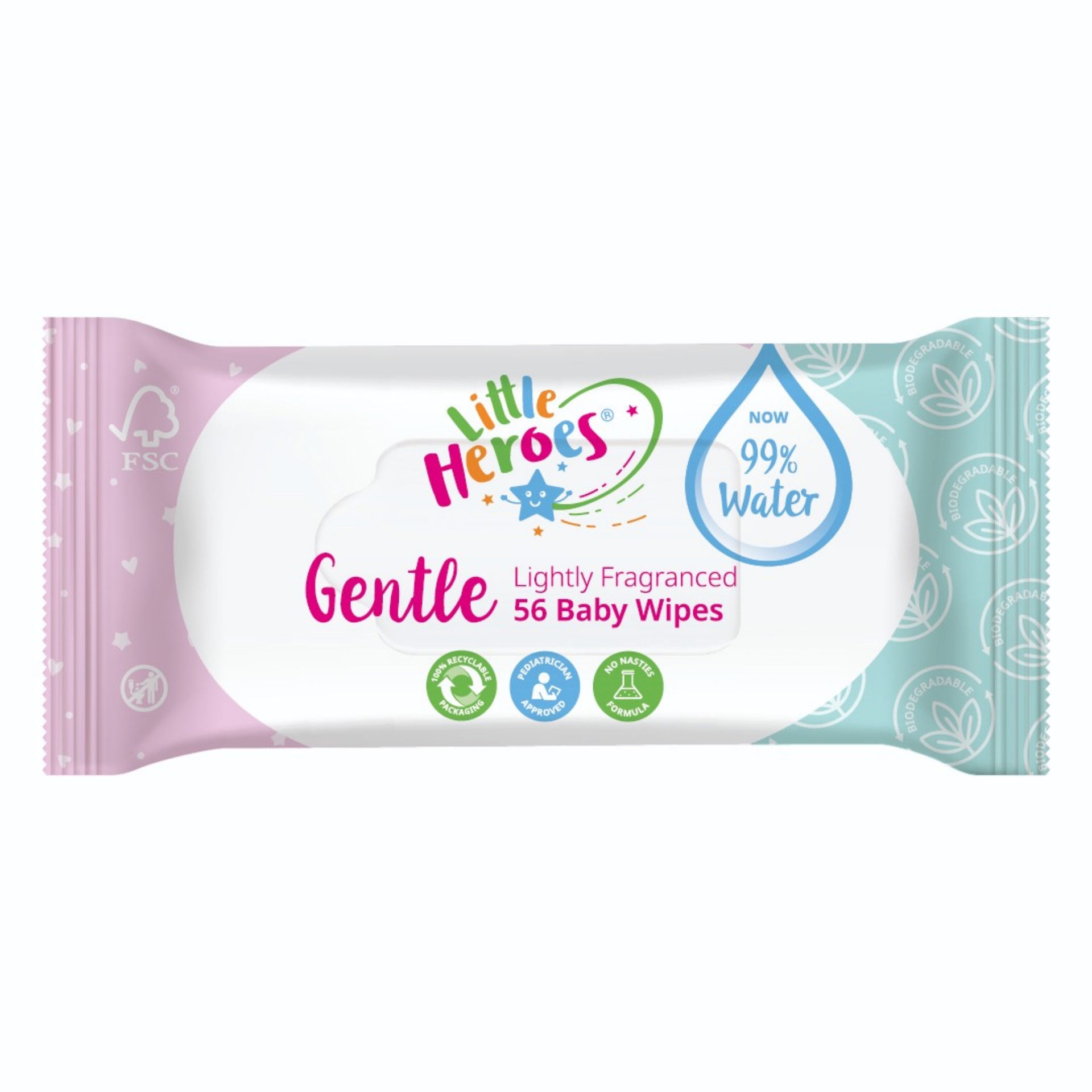 Picture of LITTLE HEROES - GENTLE BABY WIPES (WBG)~