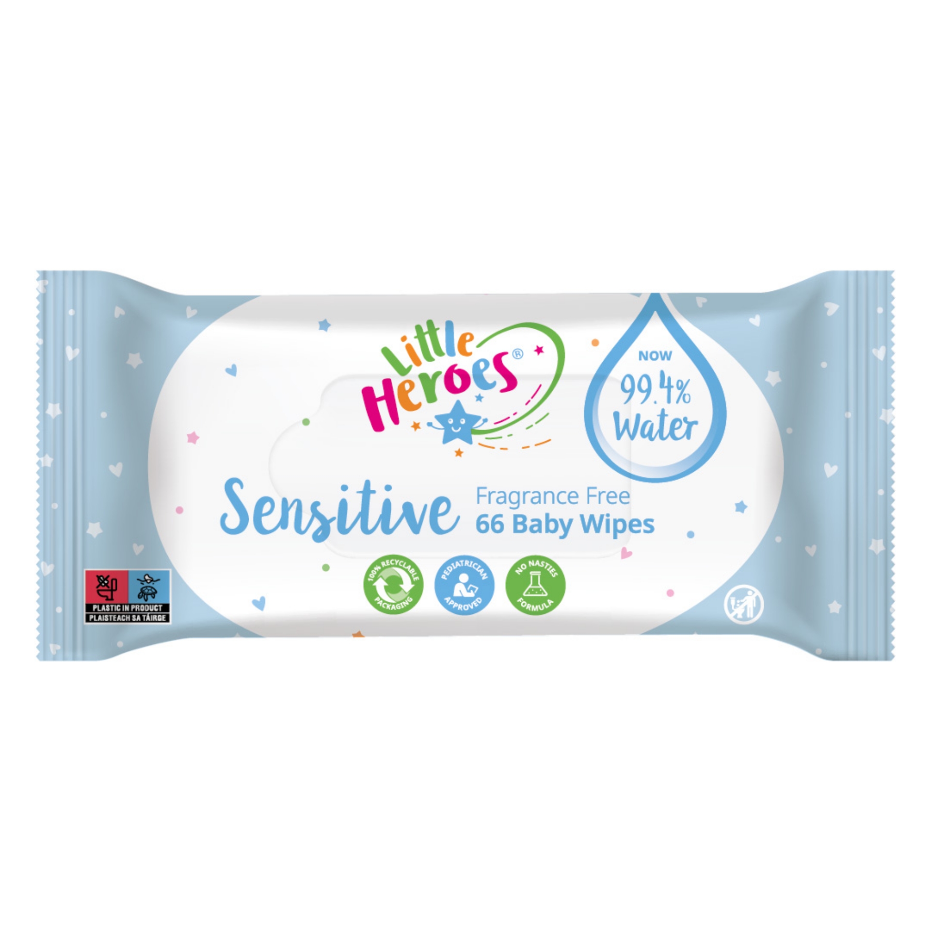 Picture of LITTLE HEROES SENSITIVE BABY WIPES FSC (LHWBS)(P)~