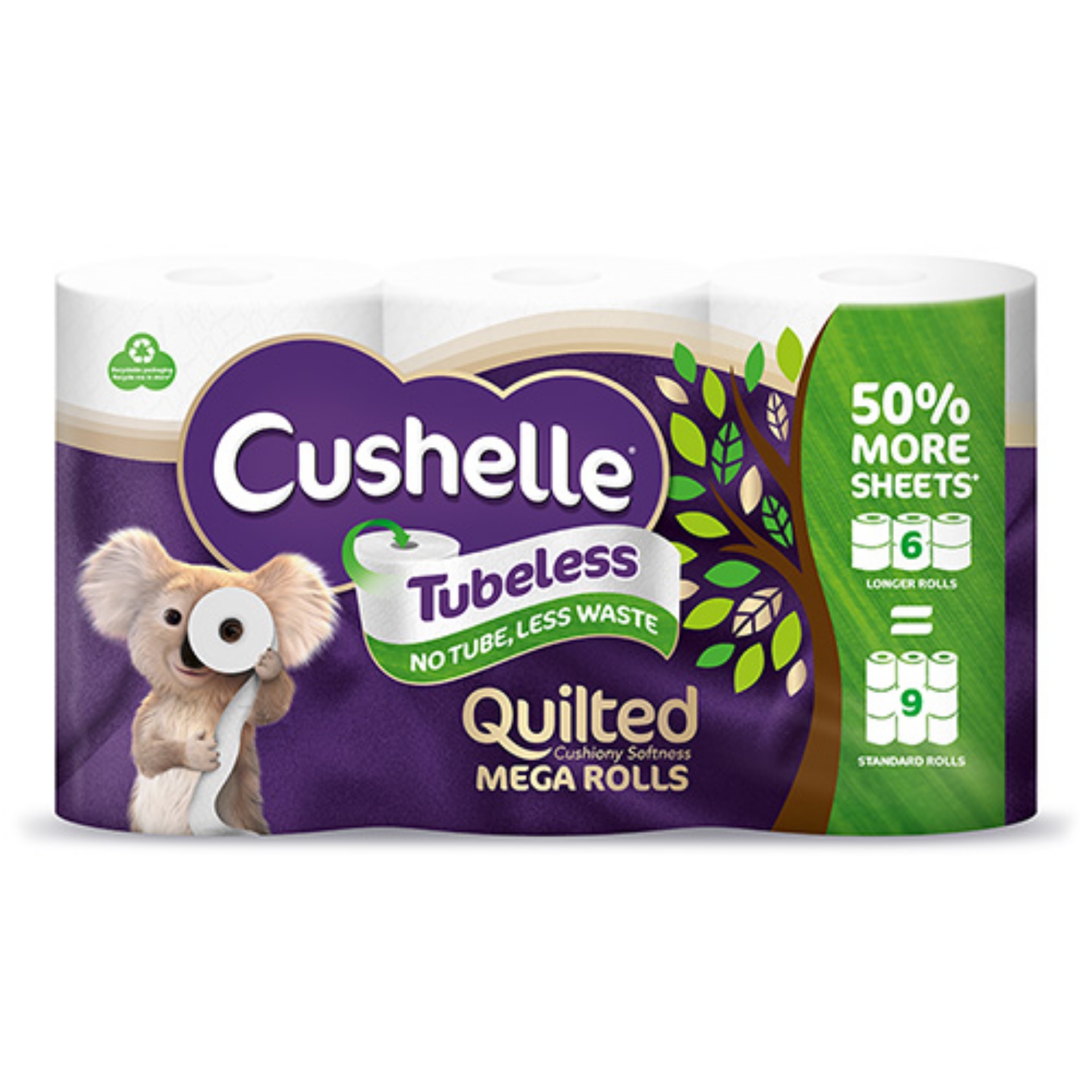 Picture of CUSHELLE TUBELESS TOILET ROLL QUILT 50% MORE FSC_