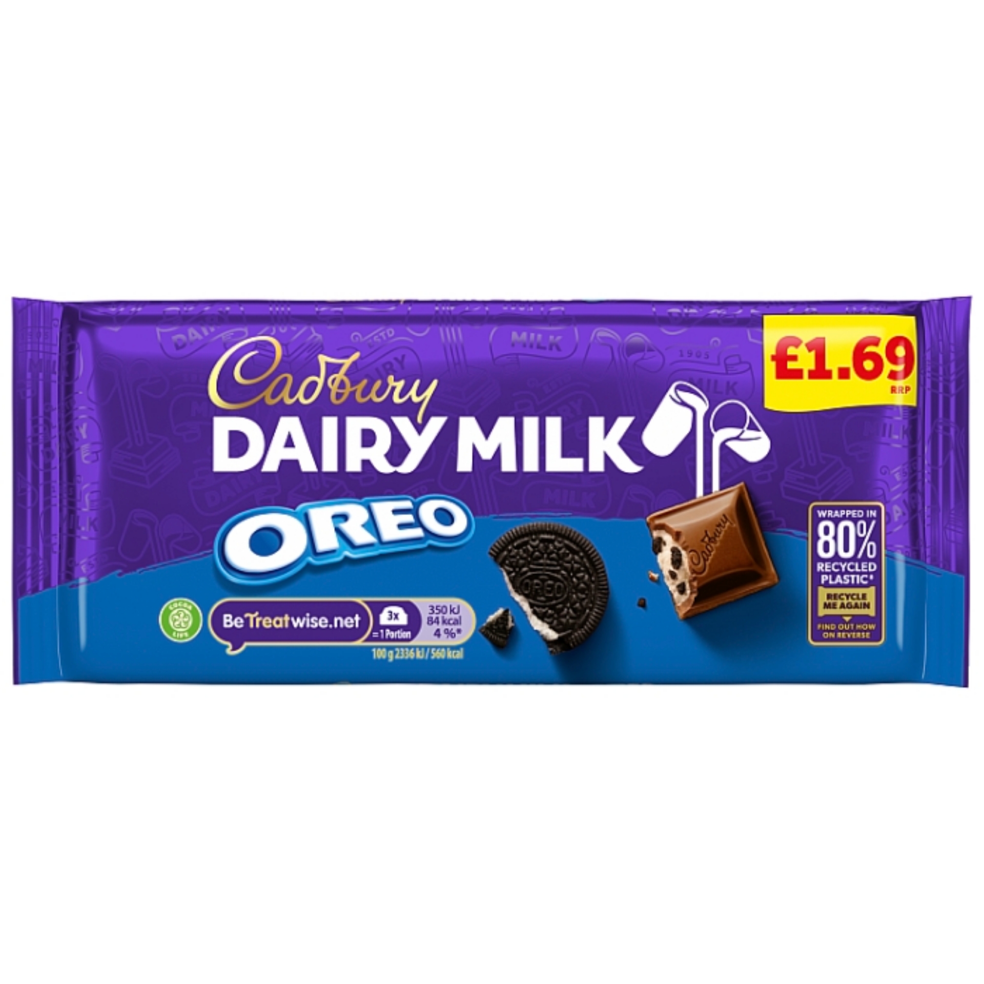 Picture of CADBURY - DAIRY MILK OREO BLOCK pm1.69 CO:IE